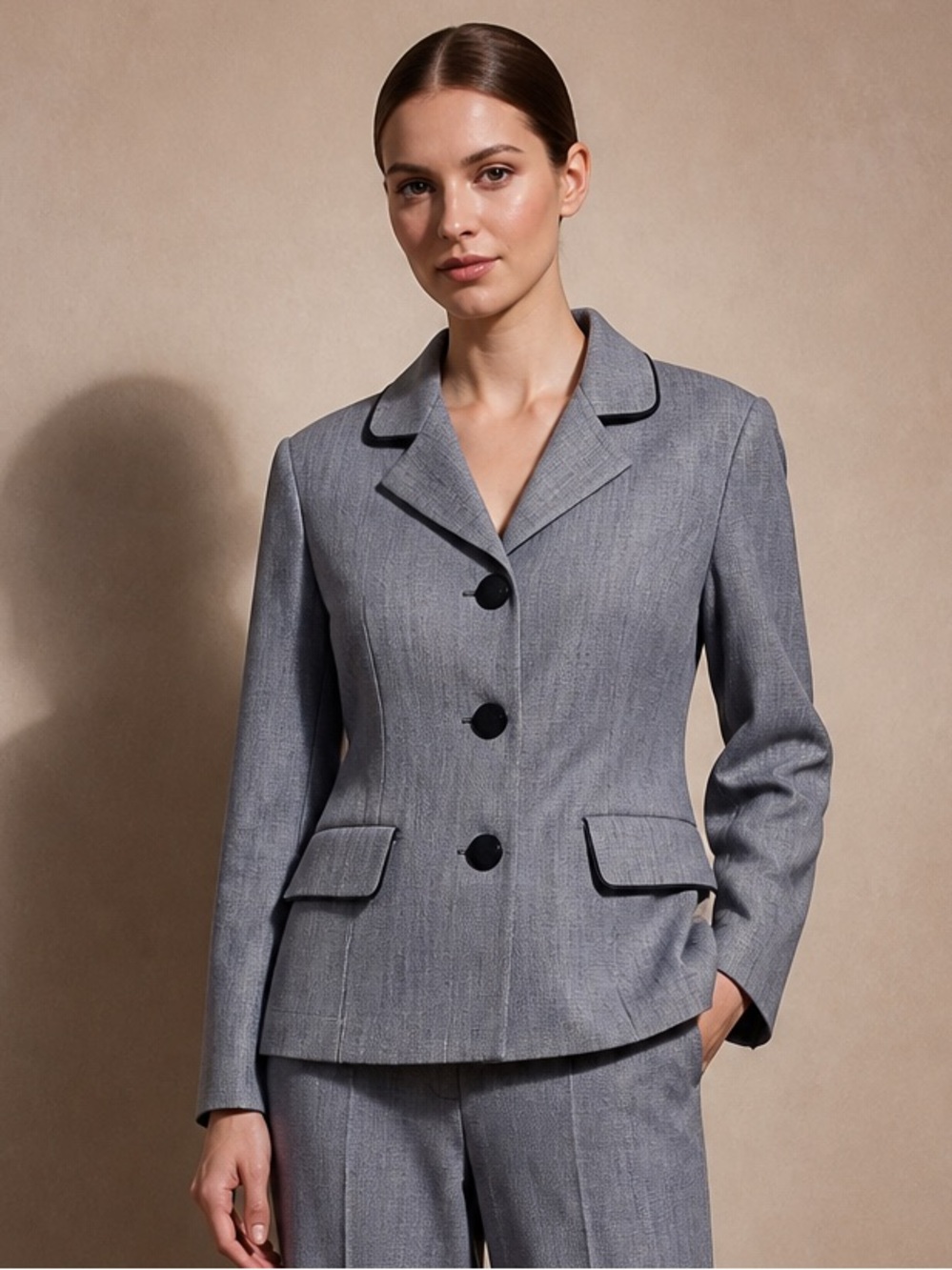 Erika Gray Tailored Blazer (sku G)